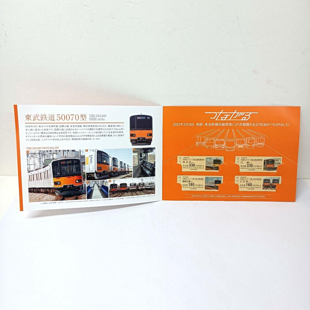 つながる　相鉄 東急 新横浜線開業　広域ネットワーク拡大記念乗車券　6点セット