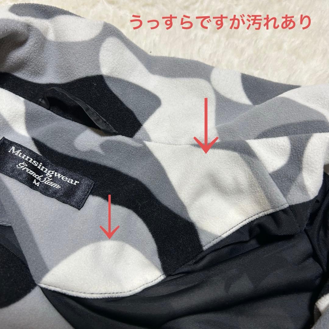 マンシングウェア グランドスラム ライナー付 中綿 ジャケット ブルゾン 黒 M