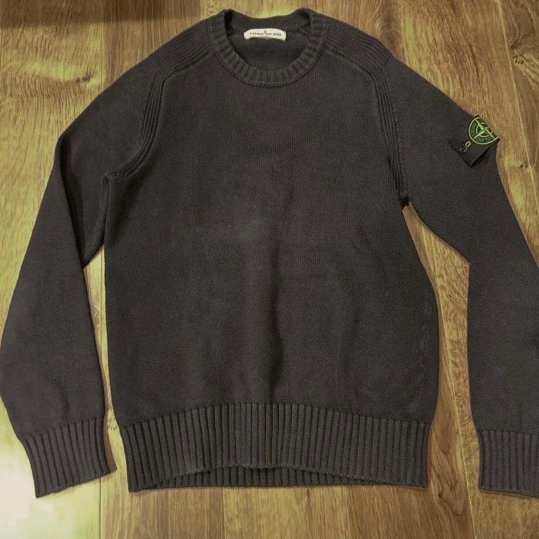 STONE  ダークグレー ニットセーター