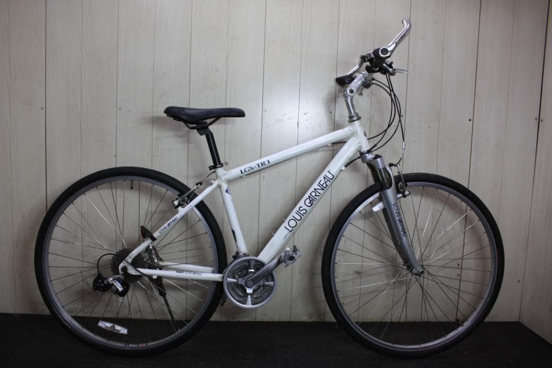 ルイガノ LGS-TR1 700C アルミ シマノ24速 420mm 白クロス