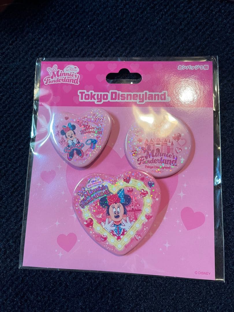 新品ディズニーパルパル　ミニー　カンバッジ　ピンバッジ　トート　ショルダー　他