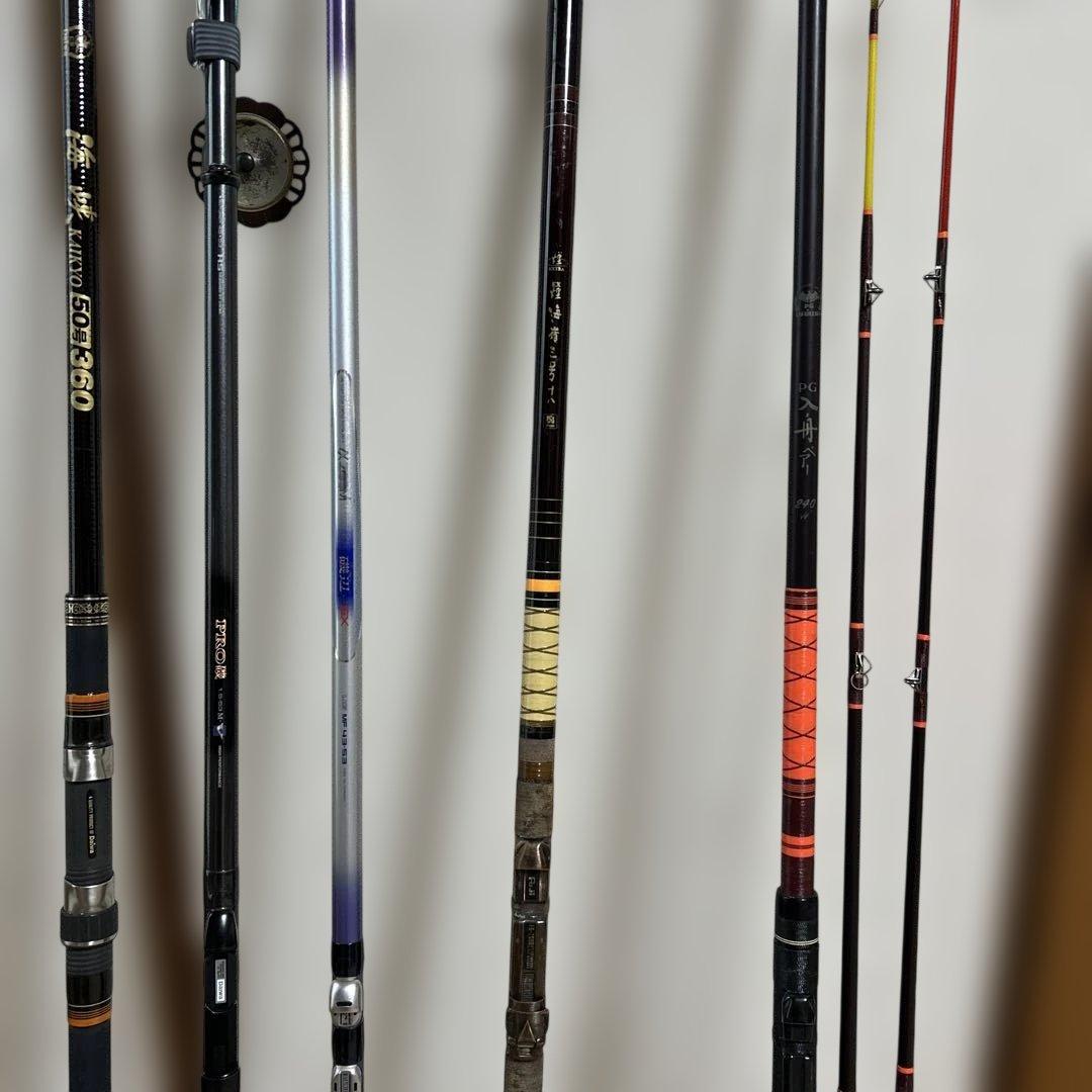釣竿　磯、波止、船　用　計8点 　　超お買い得です‼️ 再々値下げ‼️