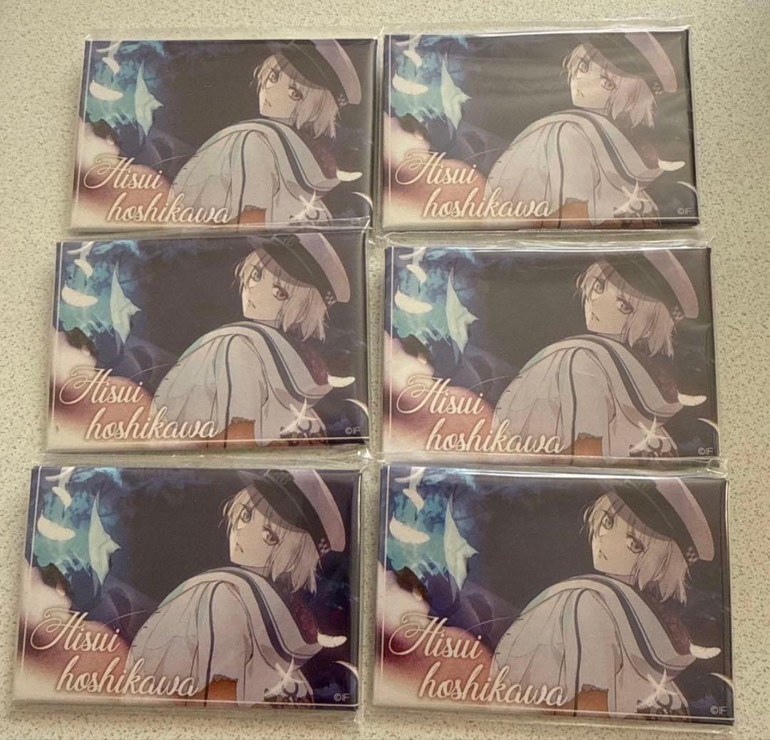 星川翡翠 スクエア缶バッジ 6枚セット