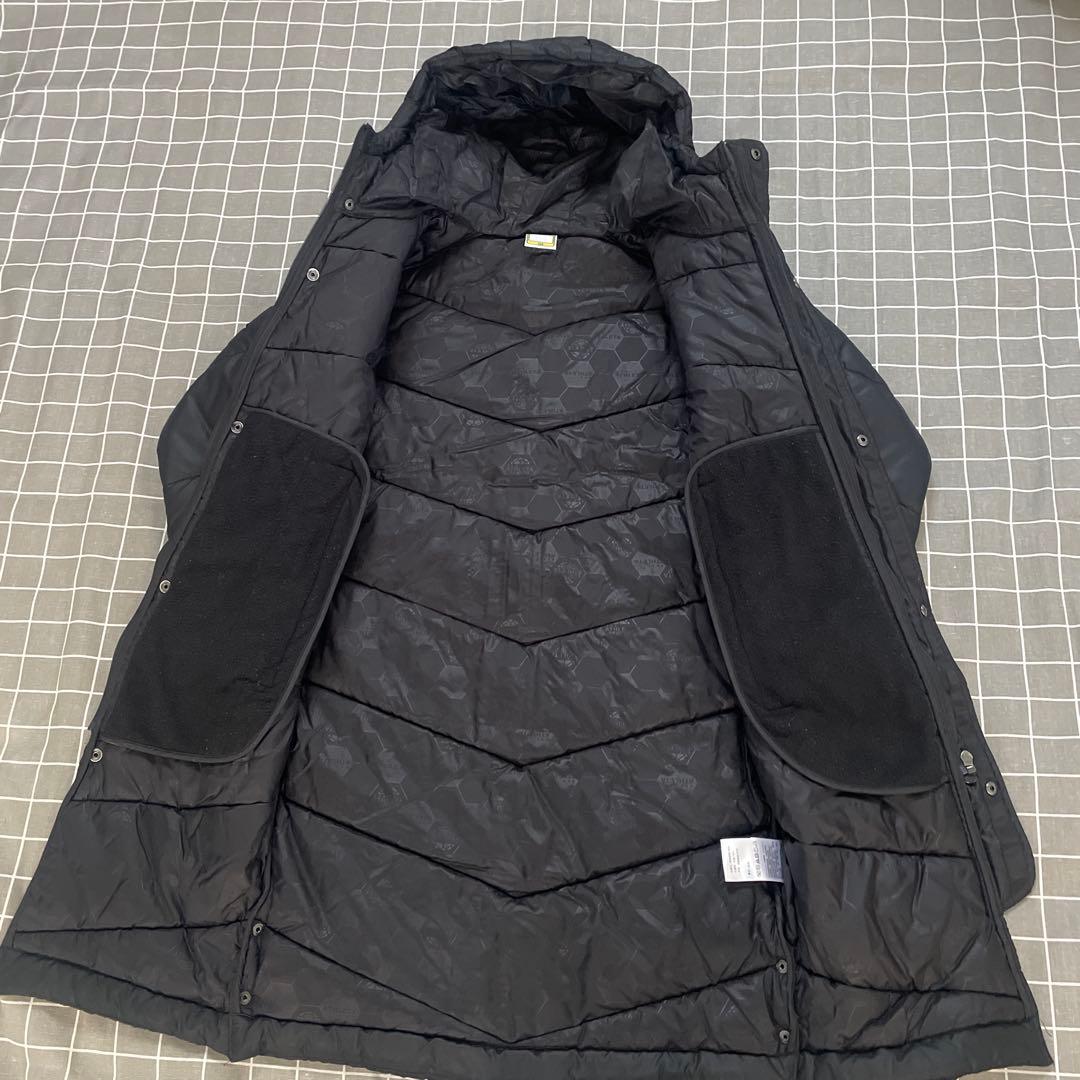 ATHLETA ブラック ロングベンチコート　美品　140