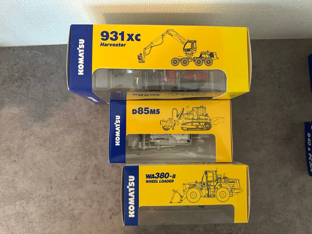 小松製作所　株主優待　オリジナルミニチュア【非売品】　5点セット　コマツ