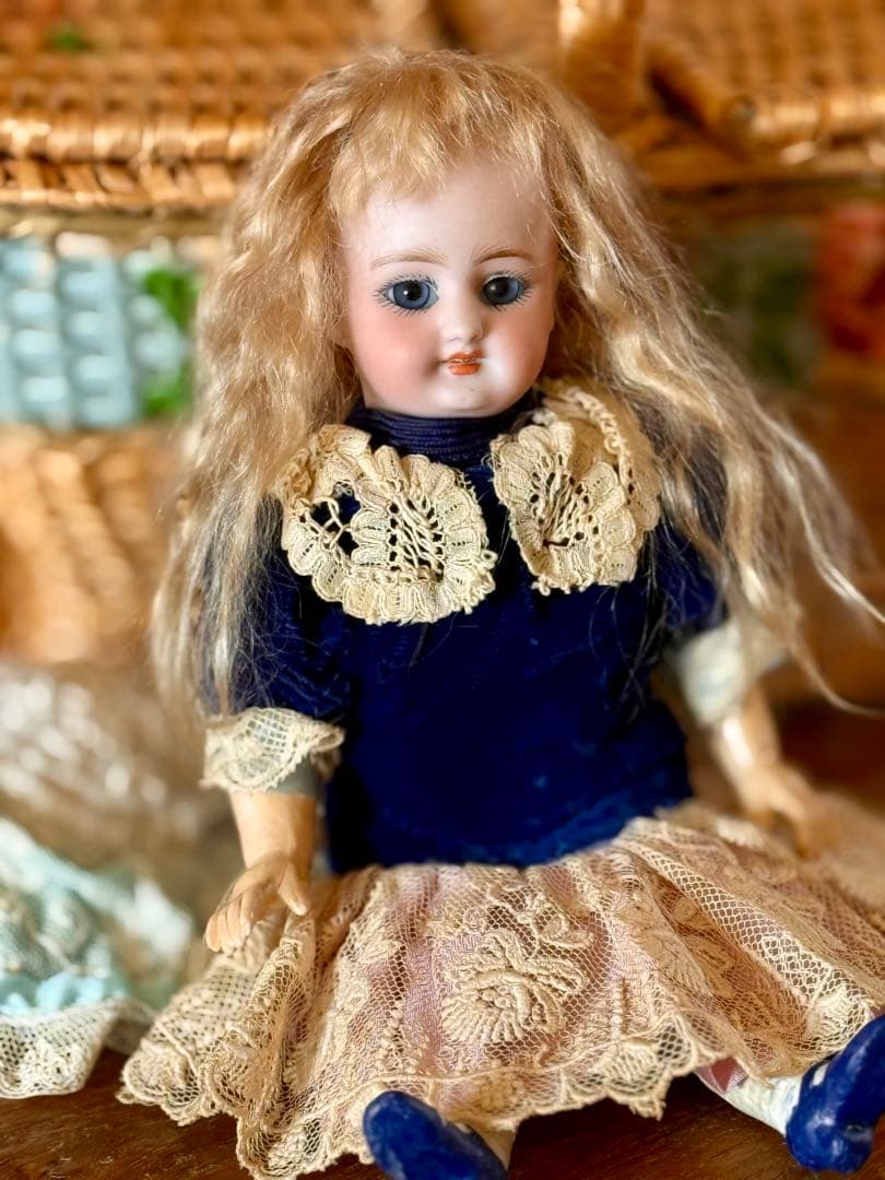 アンティーク　＊シモンハルビック＊　1号　21cm ドール　ミニョネット　ドール