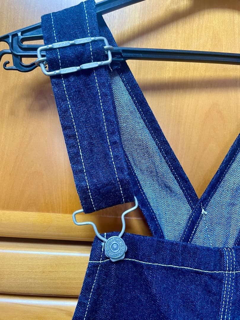 フラットヘッド　デニムオーバーオール　美品