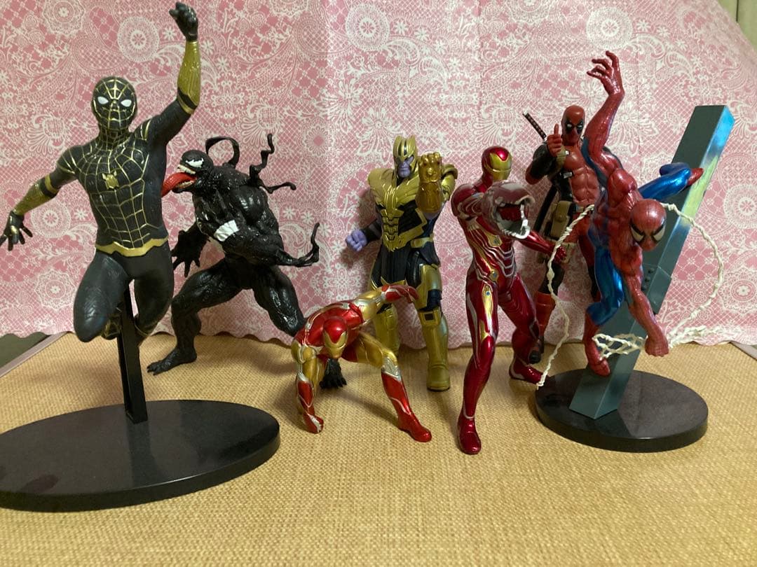 アメコミキャラクター フィギュアセット 7体