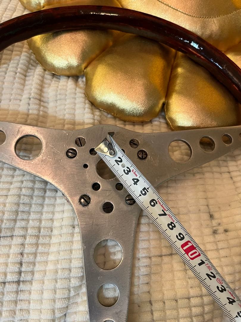 Les Leston 木製ステアリング DIY再塗装 ビンテージ