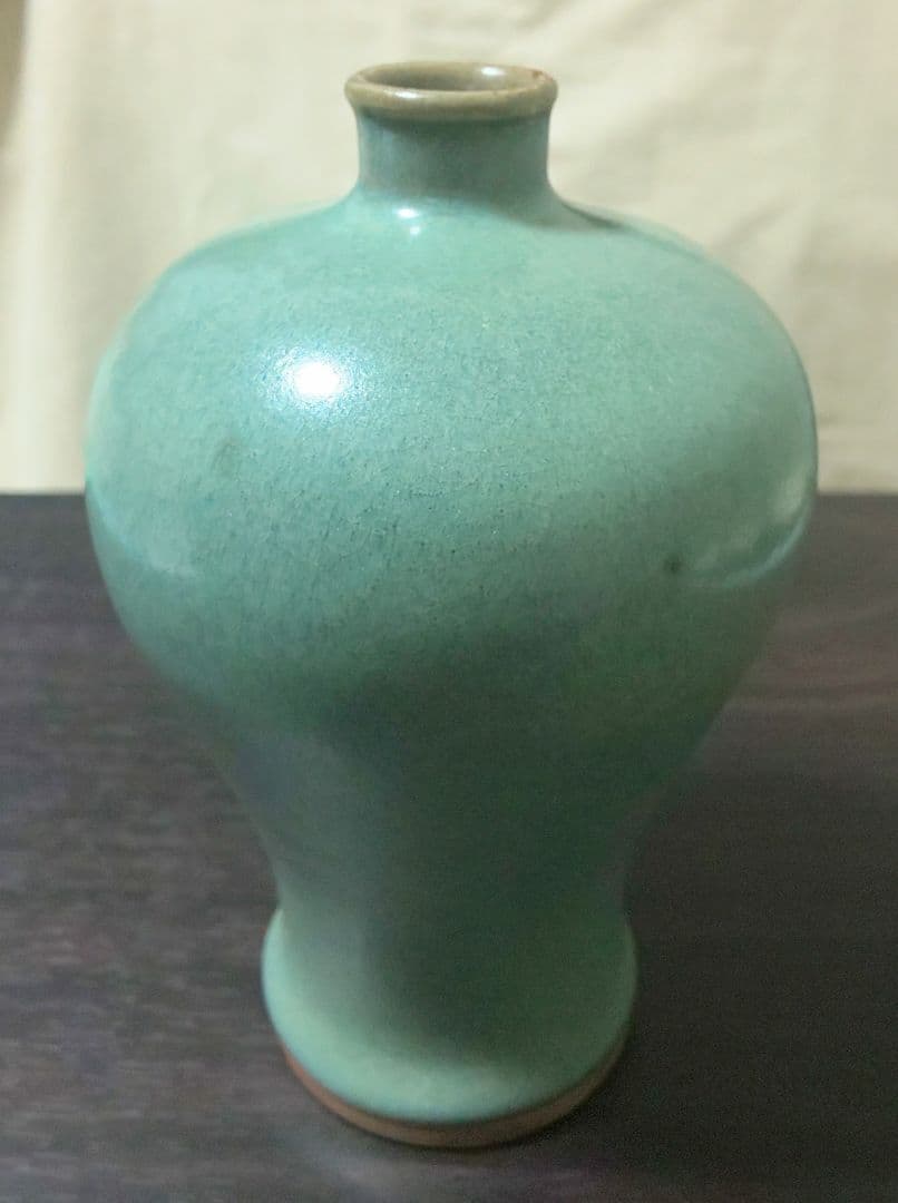 青磁瓶 (せいじへい) 陶磁 明時代 清時代 龍泉窯