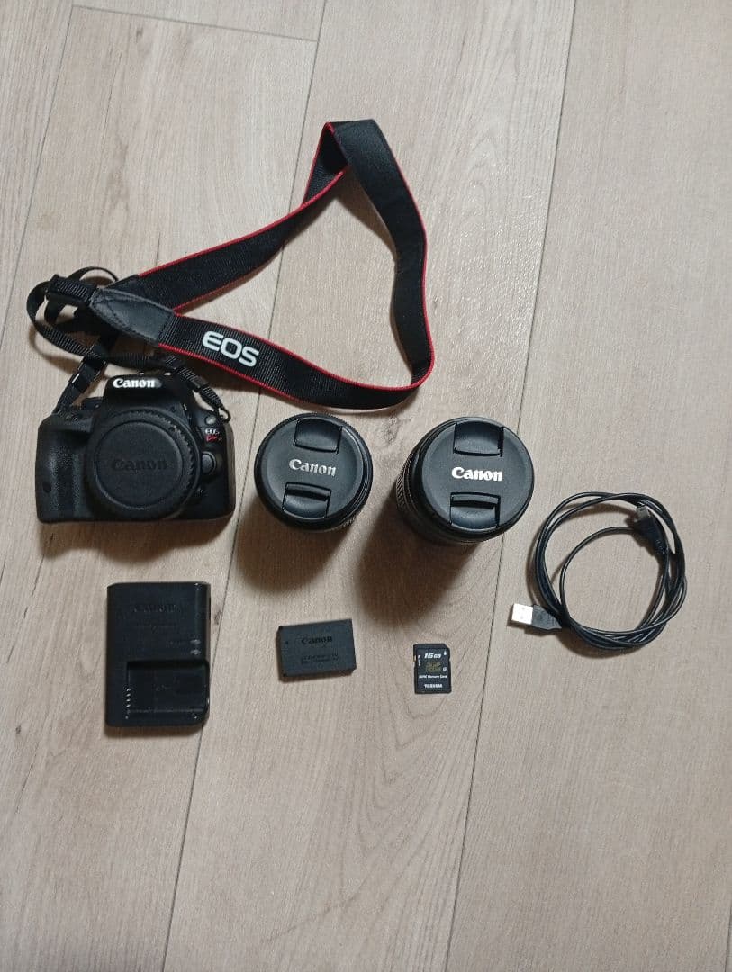 【箱・マニュアル等なし】Canon EOS kiss x7 ダブルズームキット