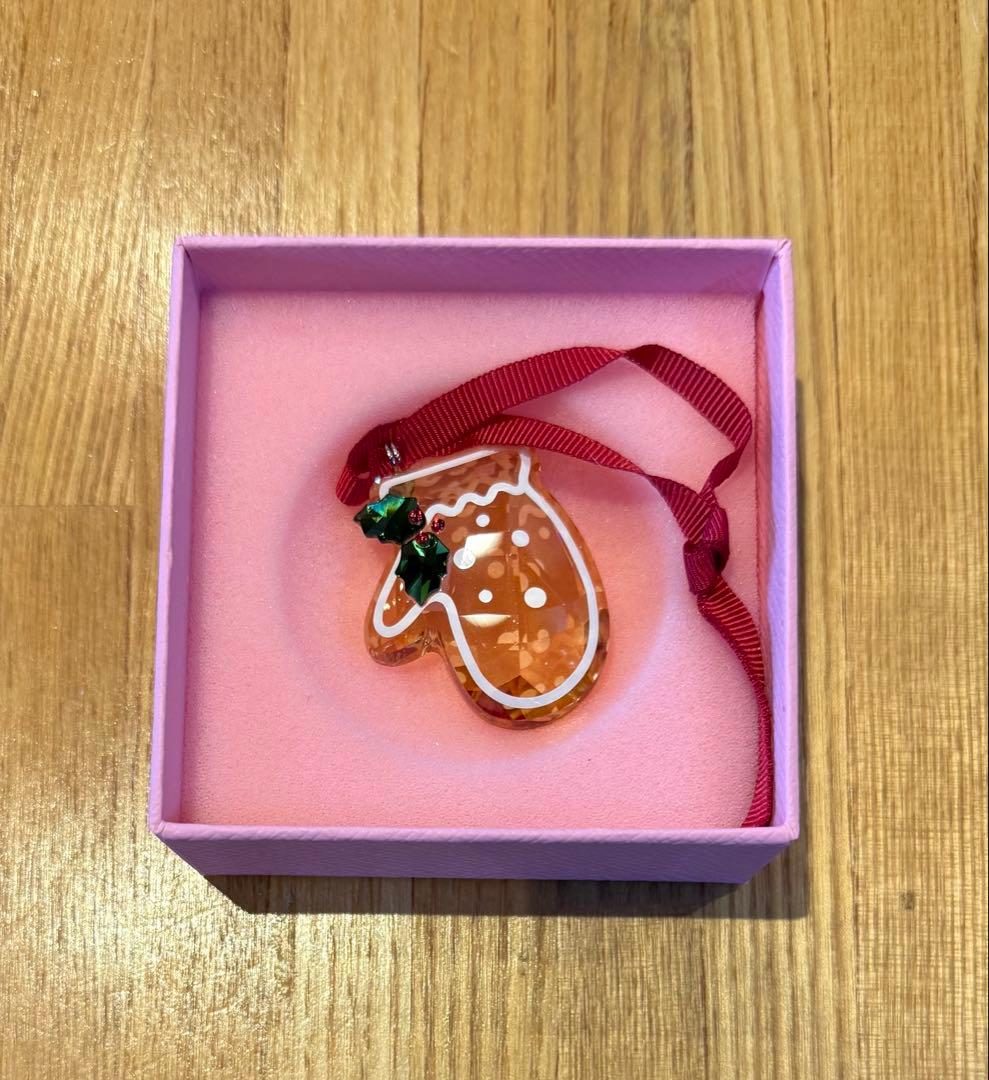 【お値下げ】Swarovski　スワロフスキー　クリスマスオーナメント　ミトン