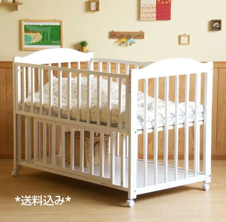 ベビーベッド　エリーゼ　ホワイト