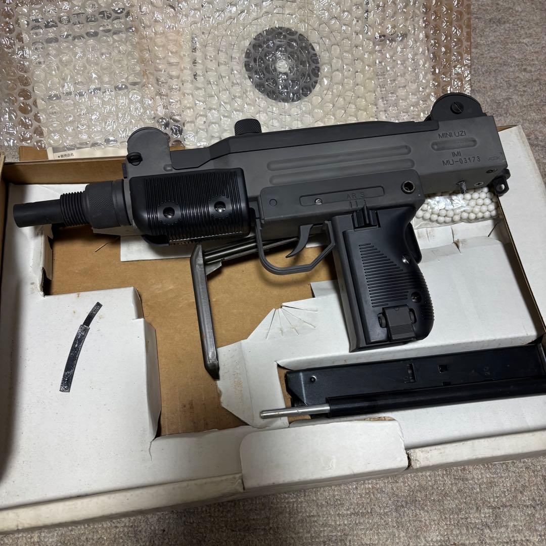 コクサイ ミニウージー miniUZI ガスガン BV式 外部ソース ASGK