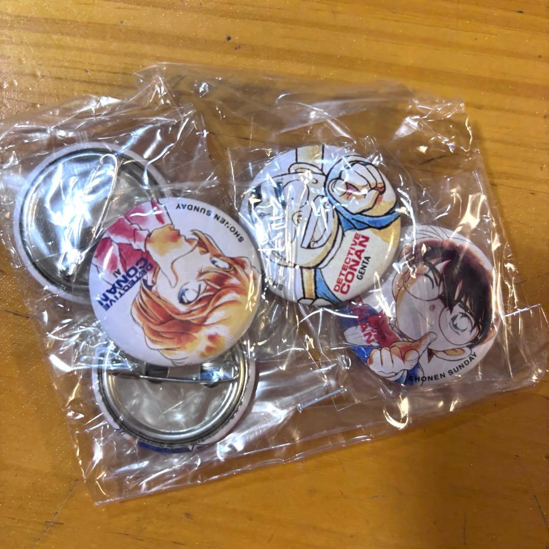 名探偵コナン 缶バッジ 5個セット 少年探偵団　小学館コミックフェア 未開封品