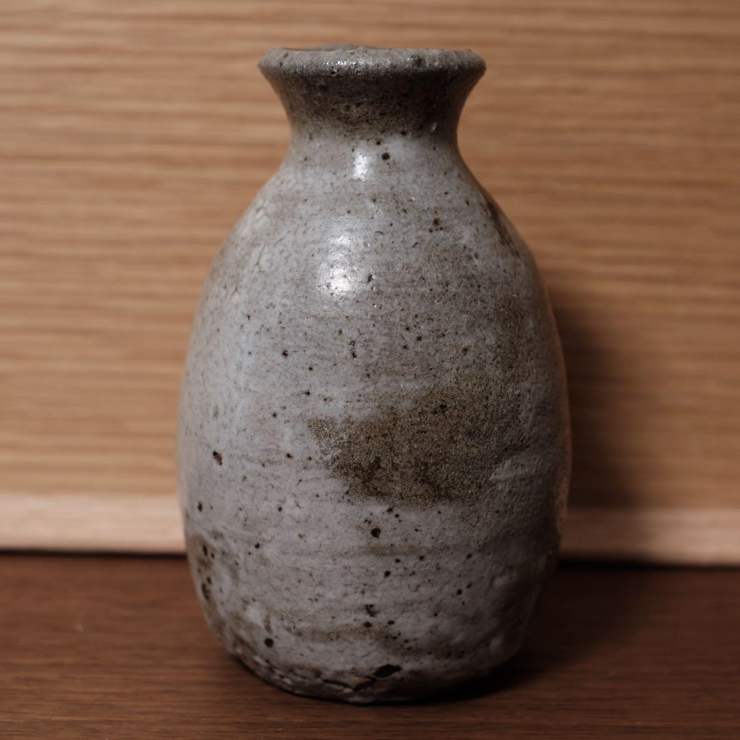 【1/24まで】西岡小十 『絵唐津徳利 』　共箱　抜群の上り