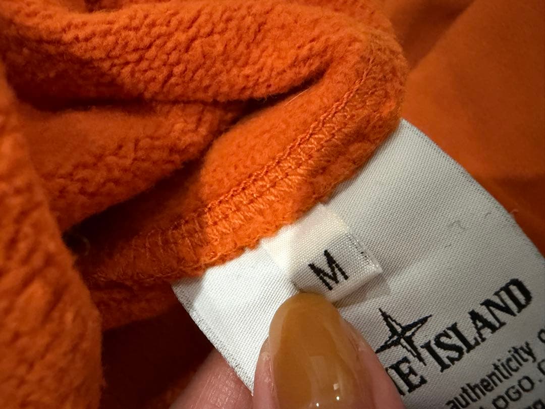 STONE  オレンジ クルーネック トレーナー