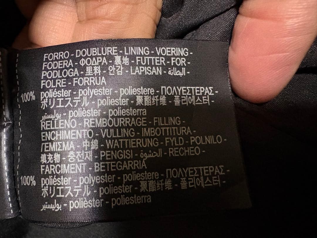 ZARA ブラック フェイクレザー　パフジャケット XL キルティングジャケット