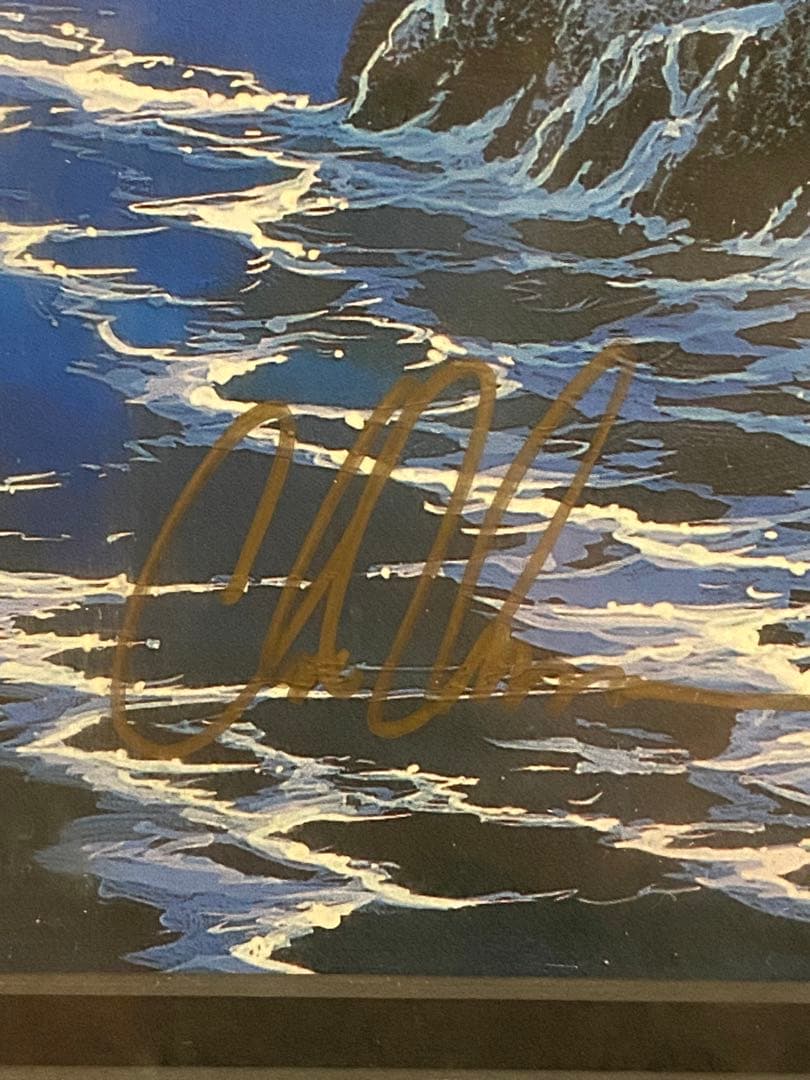 額入り♦️ラッセン絵画♦️シリアル 111♦️縁起の良いエンジェルナンバー♦️送料込