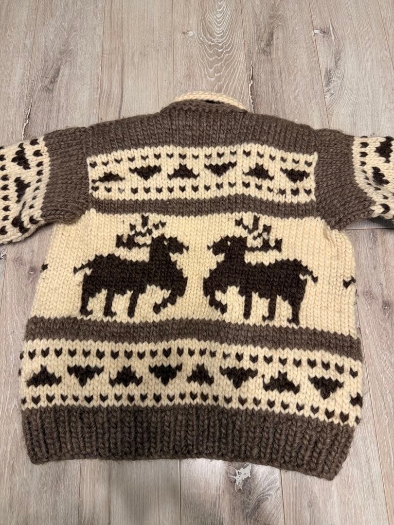 【新品未使用タグ付き】Kanataカウチンニットカナダ製ヴァージンウール100％