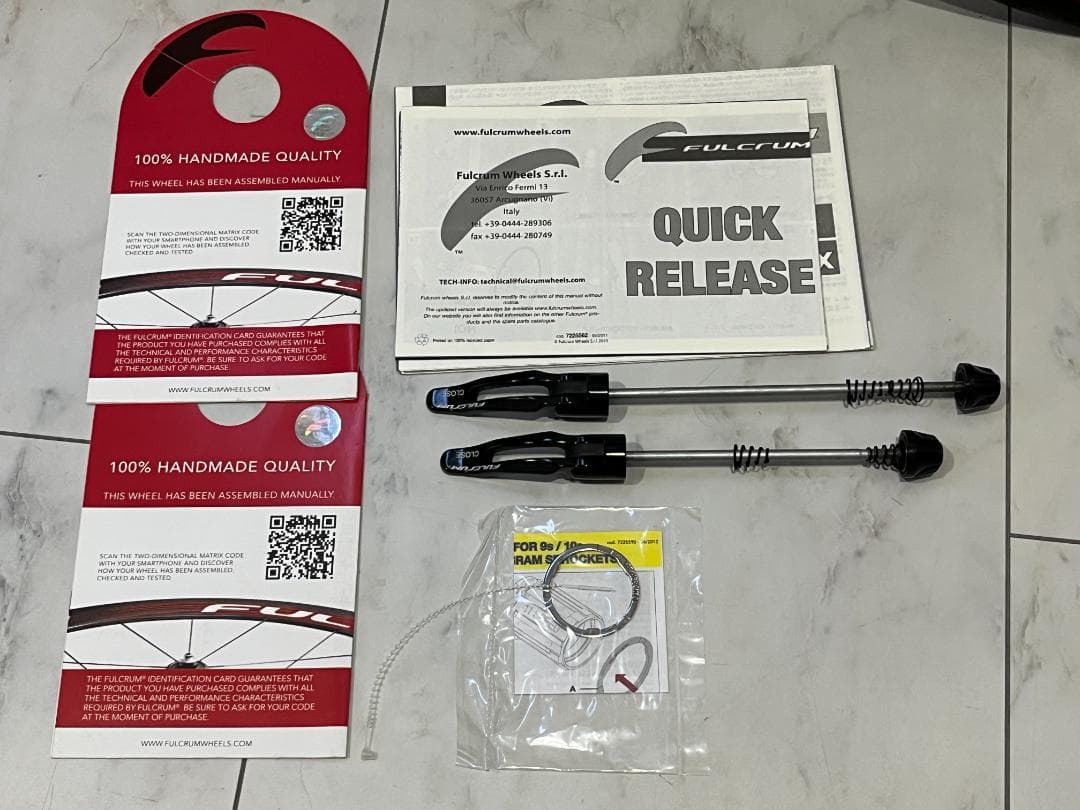 【美品】FULCRUM RACING QUATTRO LG