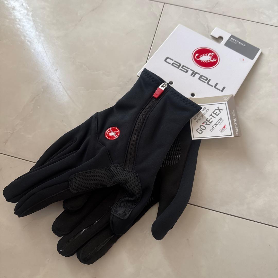 【新品・定価11,550円Castelliカステリ冬ウィンターサイクルグローブL