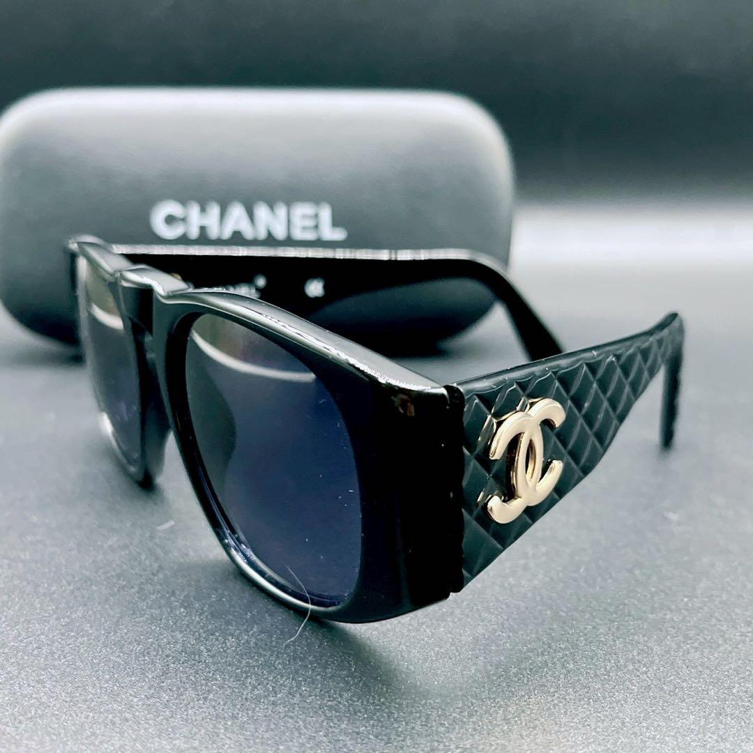 小物 CHANEL archive coco quilting sunglasses