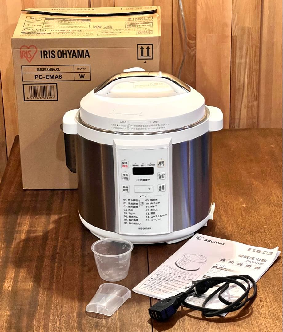 アイリスオーヤマ 電気圧力鍋6.0L PC-EMA6W
