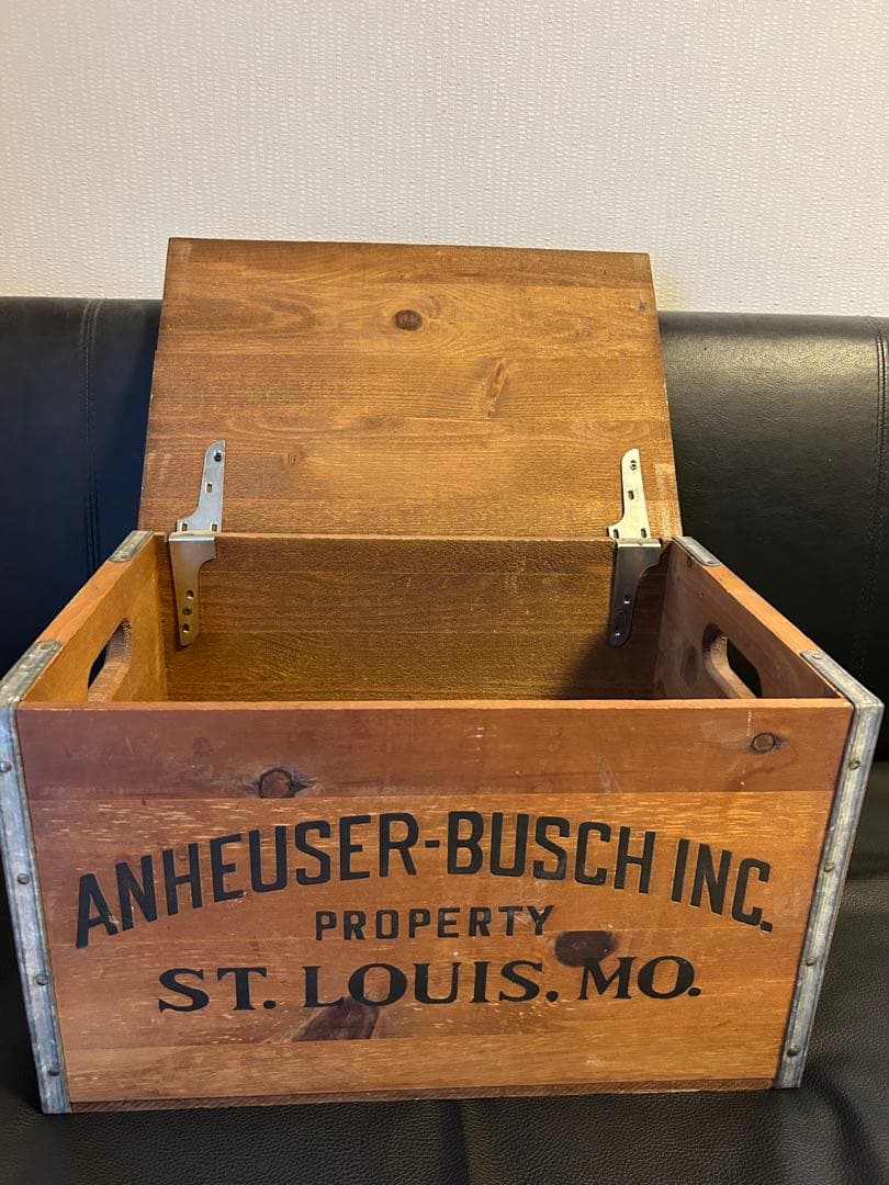 ★Budweiser ヴィンテージ木箱 Anheuser-Busch★