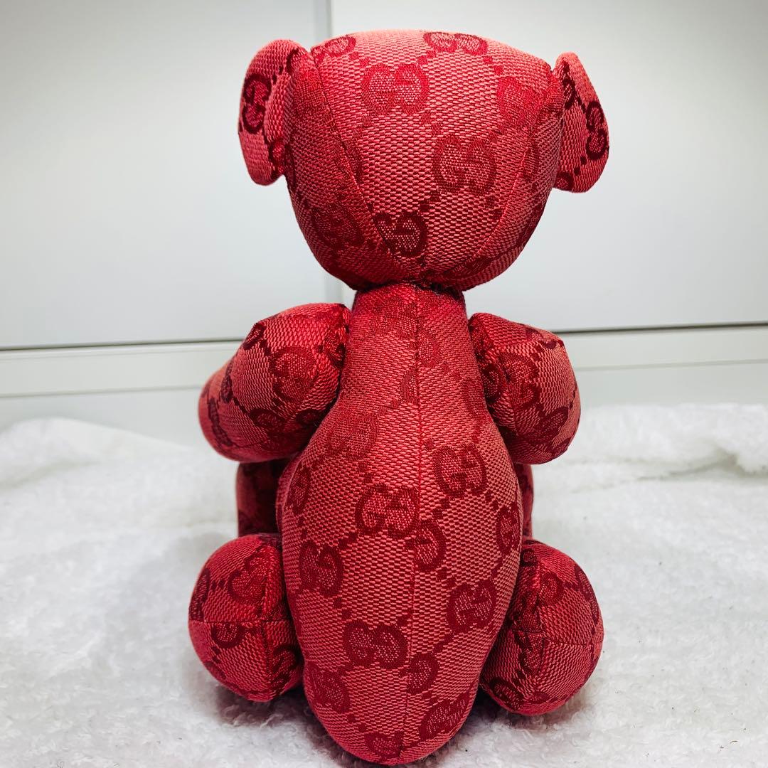 ⭐️グッチ　GUCCI　テディベア　GGブランドロゴ総柄　キャンバス