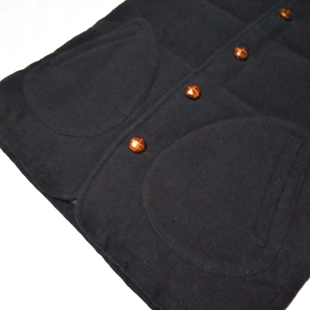 ダントンDANTON　BEAMS　ダウン　ベスト　ウール　別注　紺　42XL