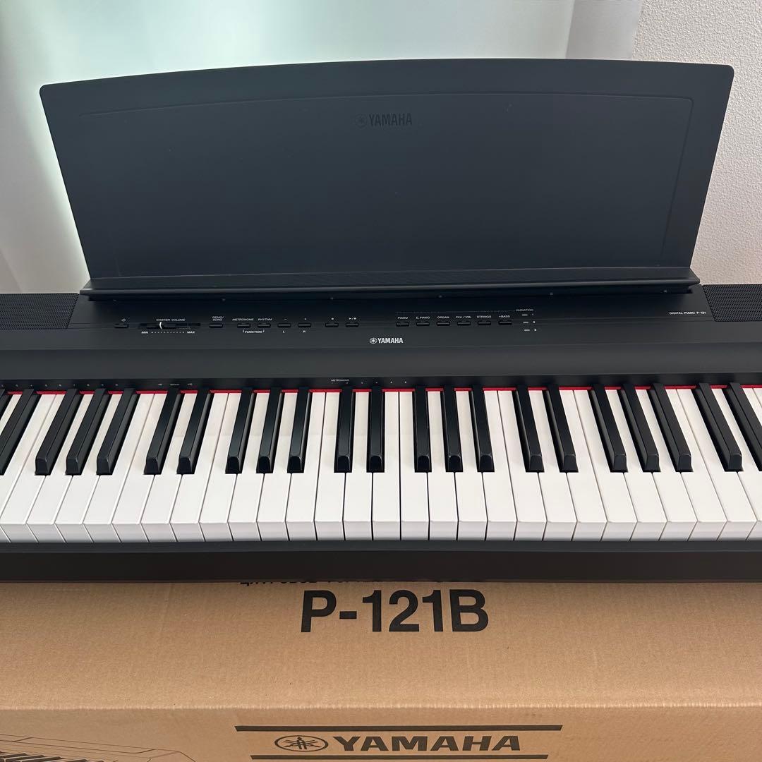 ヤマハ YAMAHA 電子ピアノ P-121B 73鍵盤 ヘッドホンおまけ付き