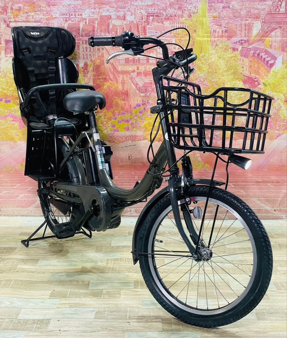 ZK3318 電動自転車 ブリヂストン ビッケ 子供乗せ 20インチ 送料無料