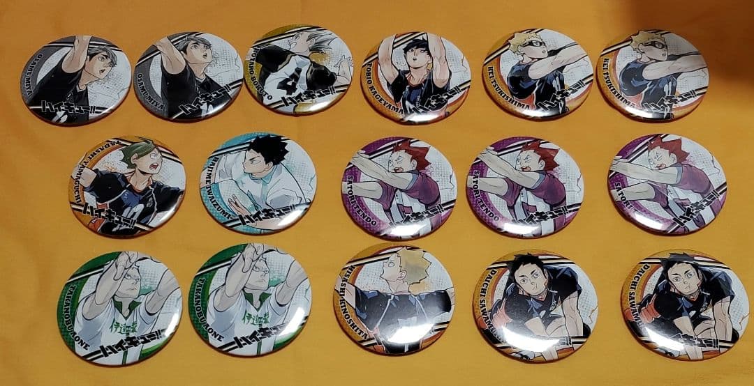 ハイキュー　ハイキュー展　ゲンガタイカン開催記念　缶バッジセット