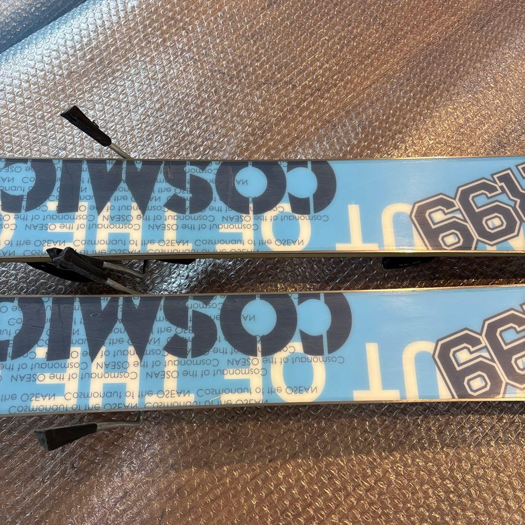 コスミックサーフ　サロモン　ショートスキー板　調整ビンディング付　工具不要