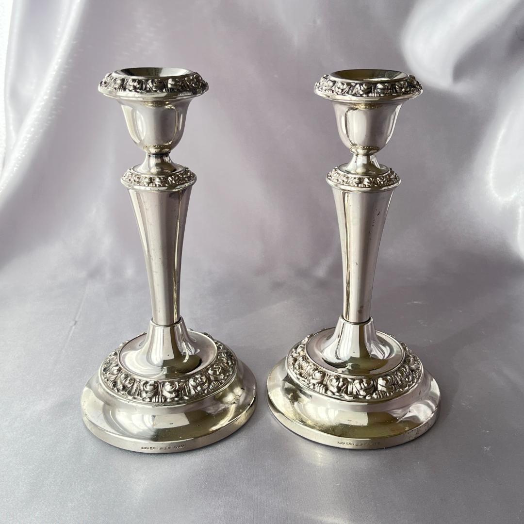 【IANTHE】薔薇のキャンドルスタンド ペア シングルスタンド