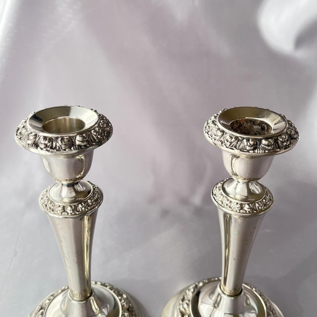 【IANTHE】薔薇のキャンドルスタンド ペア シングルスタンド