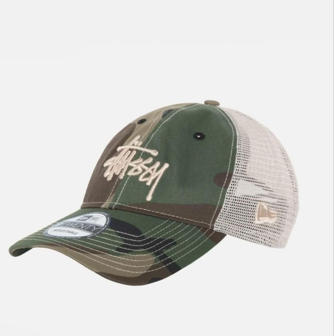 Stussy 迷彩 トラッカーキャップ 9TWENTY