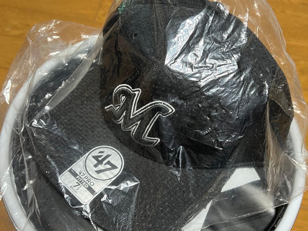 千葉ロッテマリーンズ　プロコレクション　47 ビジターキャップ　60cm