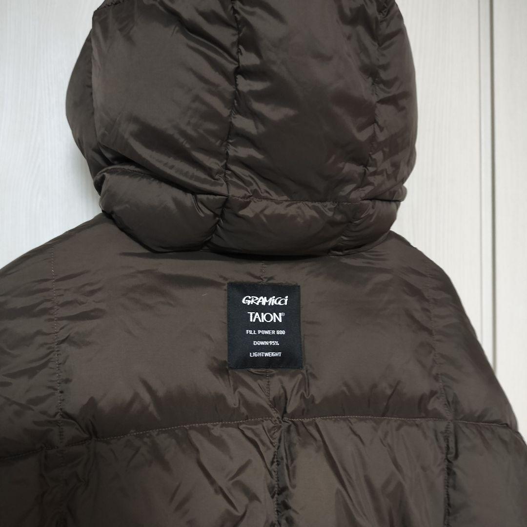 b*t様 別注 GRAMICCI × TAION ダウンジャケット 黒×茶