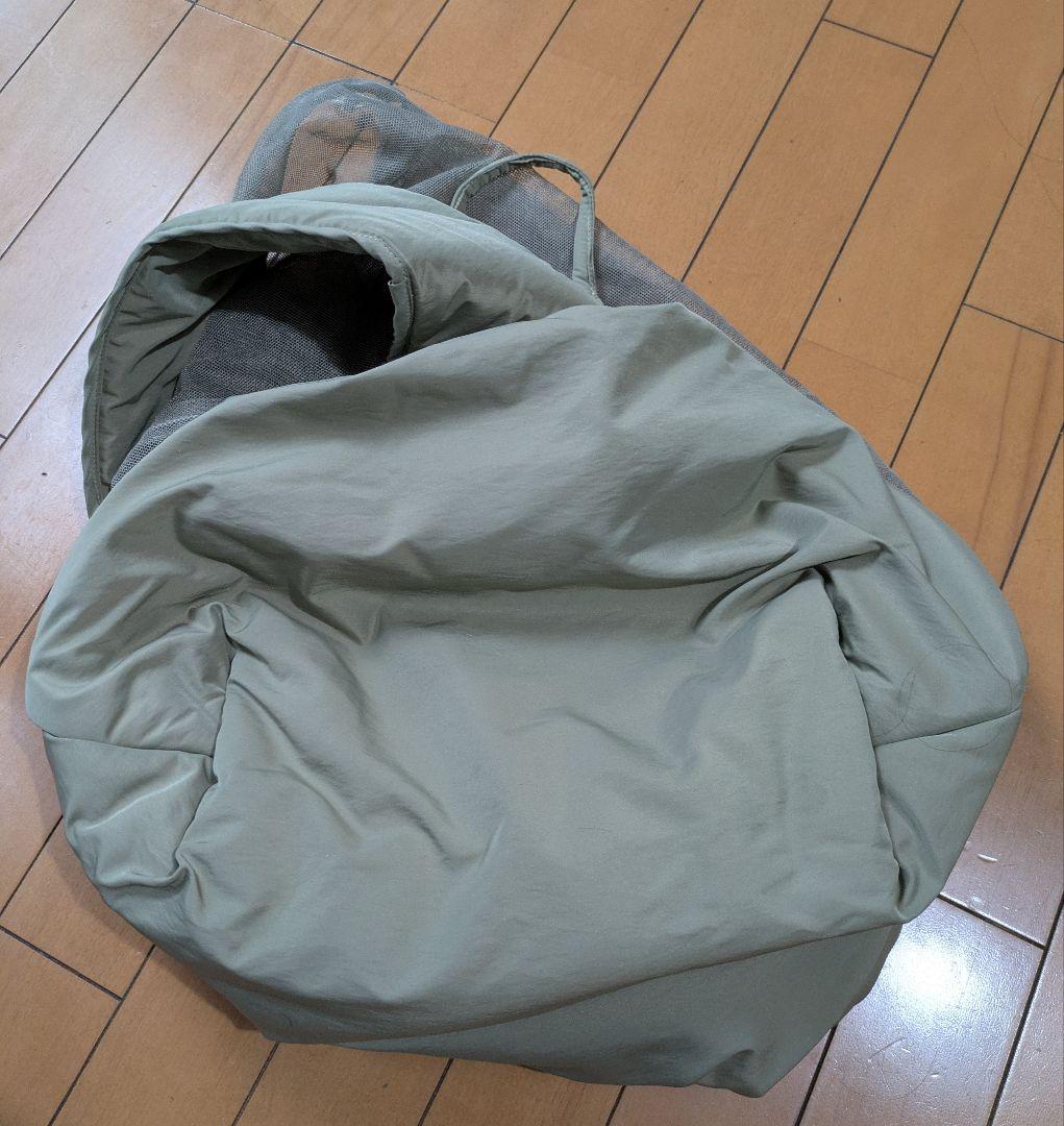 2wayハンモック型 メッシュ付き スリングバッグ