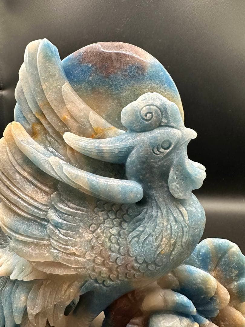 トロレアイト鳳凰の置物