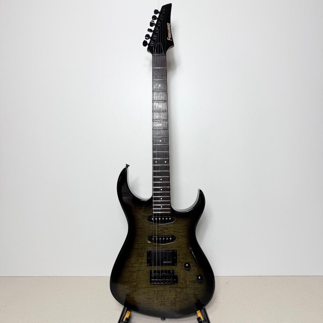 FERNANDES フェルナンデス FGZ エレキギター キルテッド 杢目