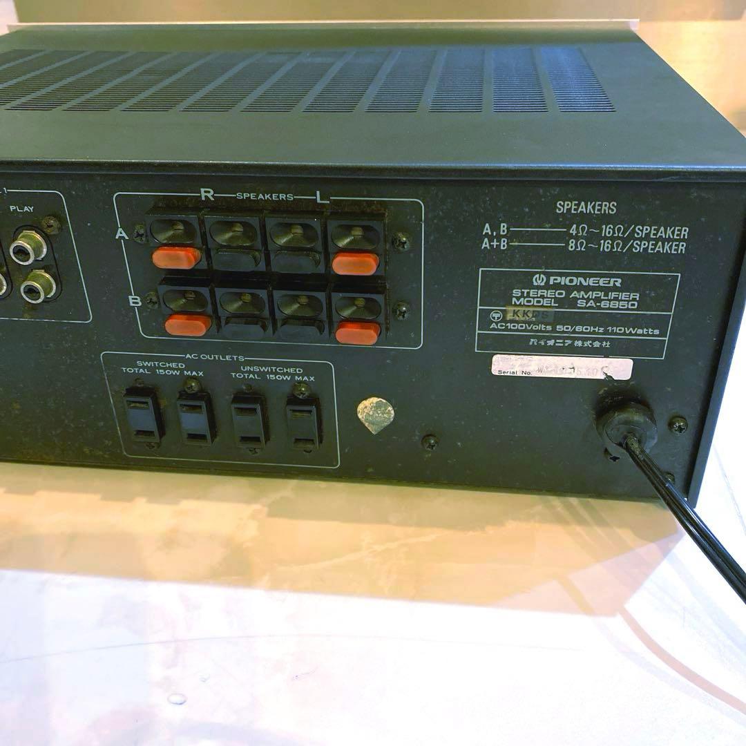 動作品 PIONEER プリメインアンプ SA-6850 パイオニア
