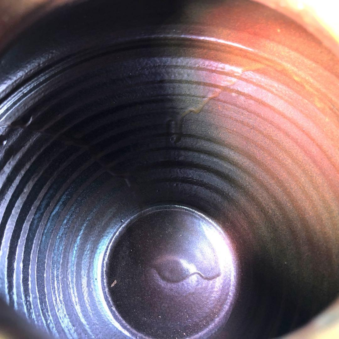 【茶道具】市野信水作　丹波茶壺