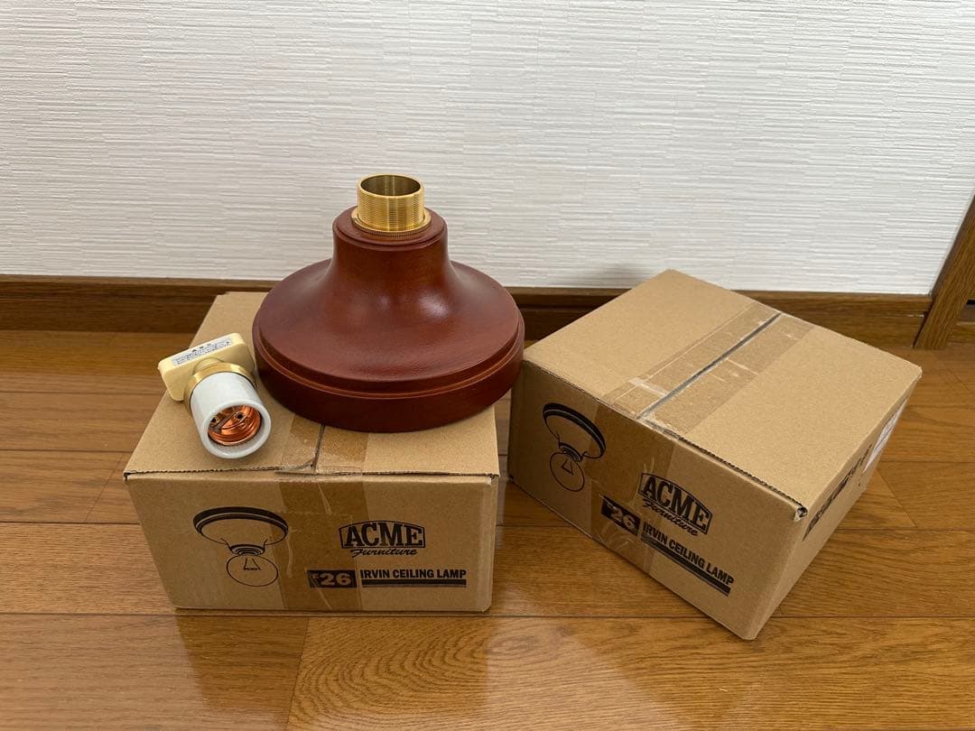岩瀬 新品未使用 アクメファニチャー　IRVIN シーリングランプ　1つ