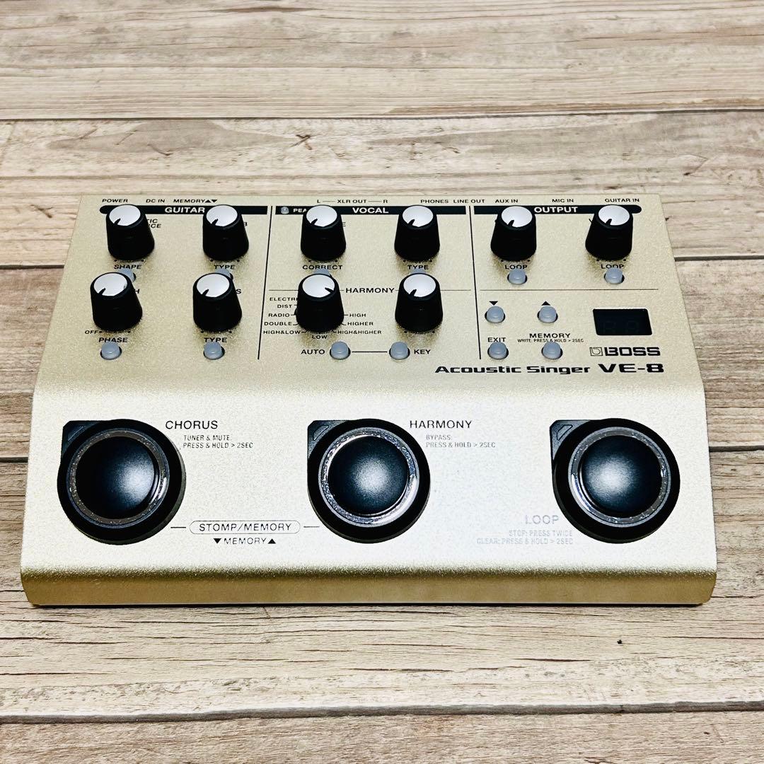 【使用少 極美品】BOSS VE-8 Acoustic Singer