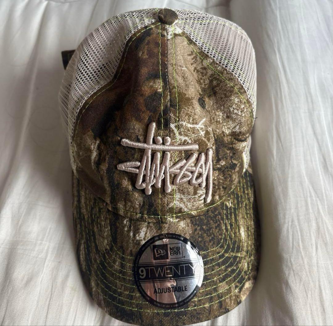 Stussy 9TWENTY 迷彩キャップ