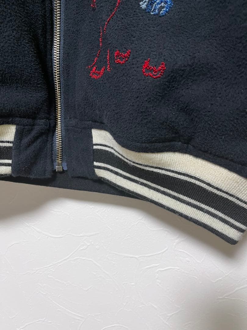 ドラゴン刺繍スカジャン 黒　gotohollywood サイズ02