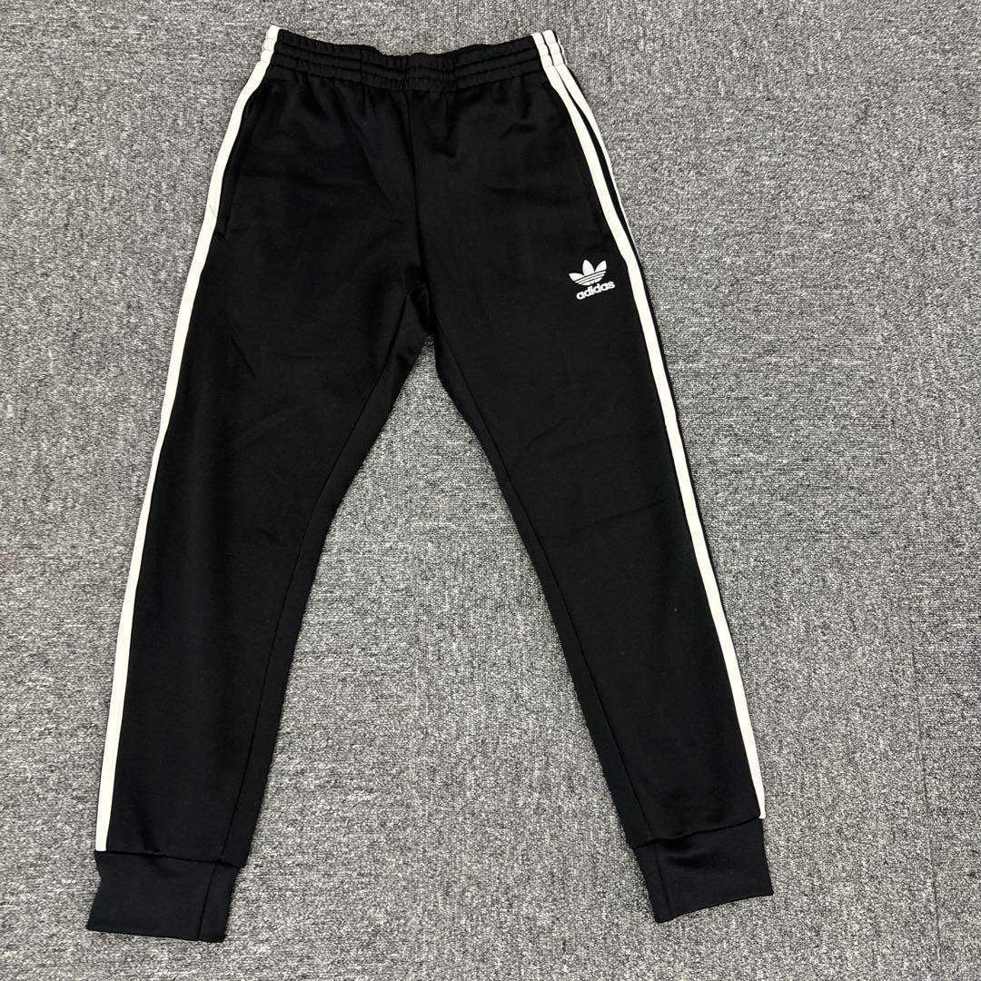 新品adidas トラックパンツ 黒 S RUN DMC セットアップ可